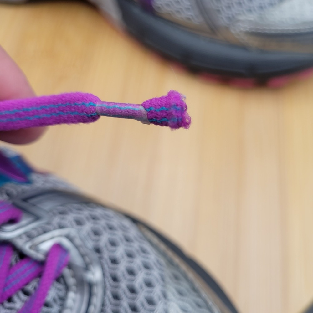 Brooks Adrenaline GTS 17 Womens Running Shoes Silver Purple Teal Size 9.5 - Picture 7 of 8